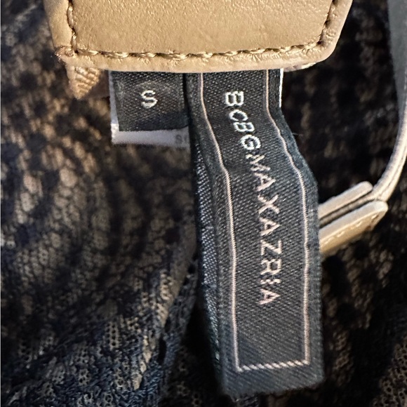 BCBGMaxAzria Ruffle Dress & Rhinestone Belt - Picture 5 of 6